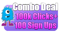 MONSTER ADS-100K USA CLICKS + 1500 SIGN UPS-$11.99